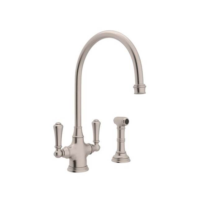 SPS Companies, Inc.RohlGeorgian Era™ Two Handle Kitchen Faucet With Side Spray