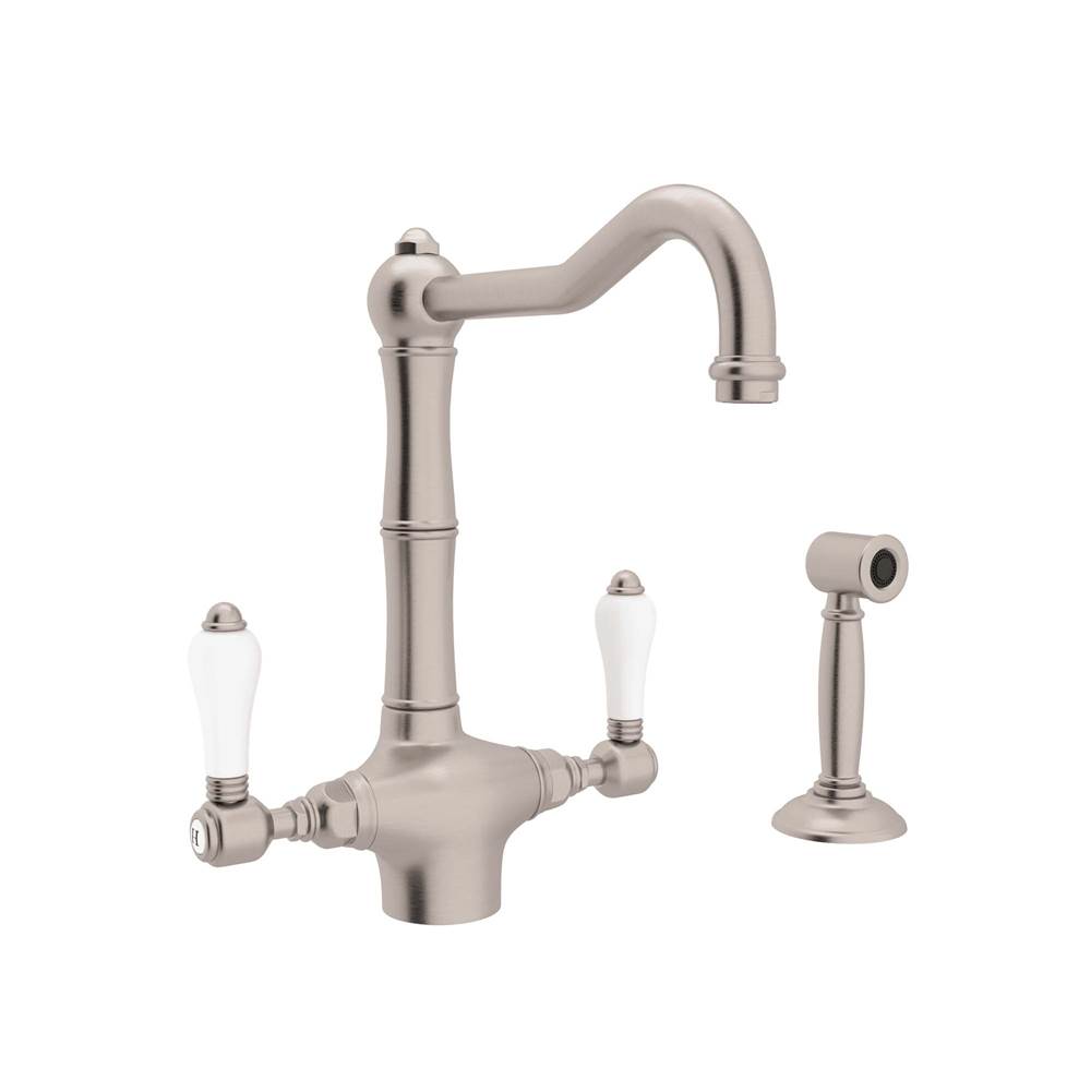 SPS Companies, Inc.RohlAcqui® Two Handle Kitchen Faucet With Side Spray