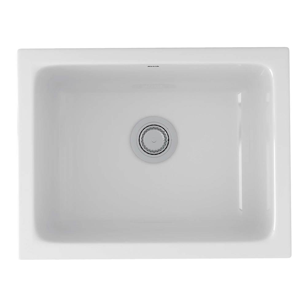 SPS Companies, Inc.RohlAllia™ 24'' Fireclay Single Bowl Undermount Kitchen Or Laundry Sink