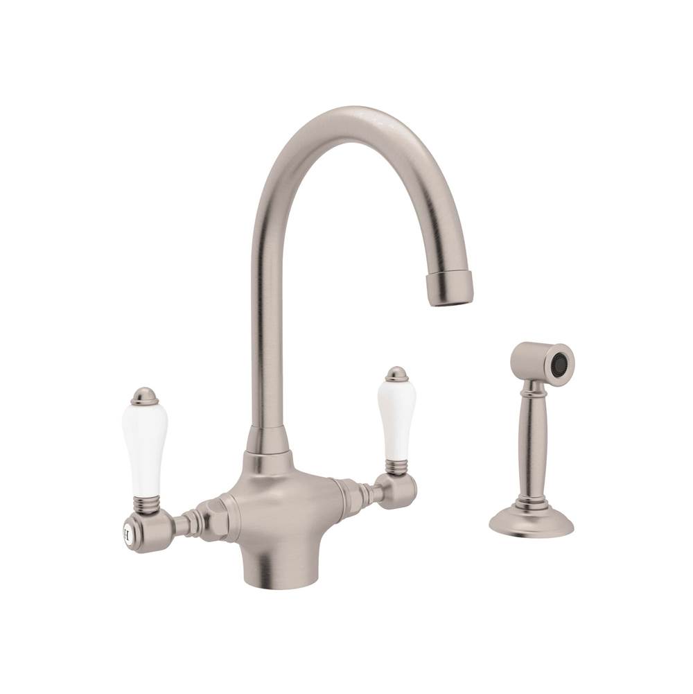SPS Companies, Inc.RohlSan Julio® Two Handle Kitchen Faucet With Side Spray