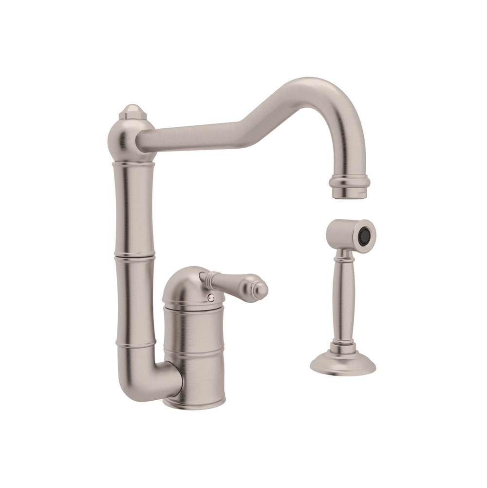 Rohl Deck Mount Kitchen Faucets item A3608LMWSSTN-2