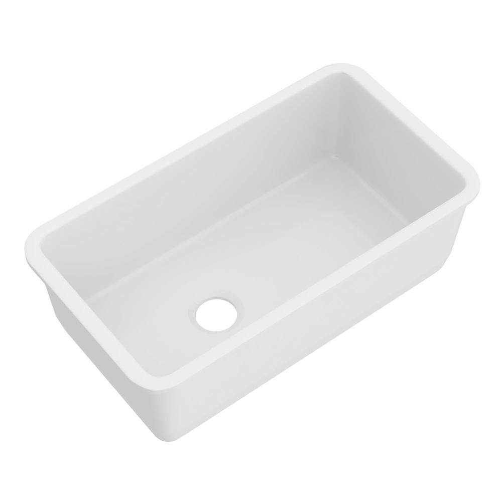 SPS Companies, Inc.RohlAllia™ 34'' Fireclay Single Bowl Undermount Kitchen Sink