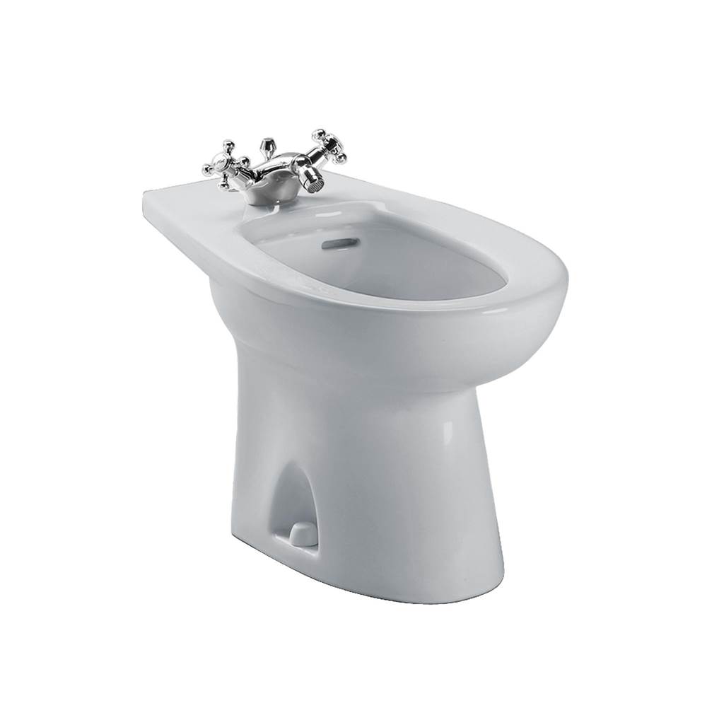 SPS Companies, Inc.TOTOToto® Piedmont® Single Hole Deck Mounted Faucet Bidet, Colonial White