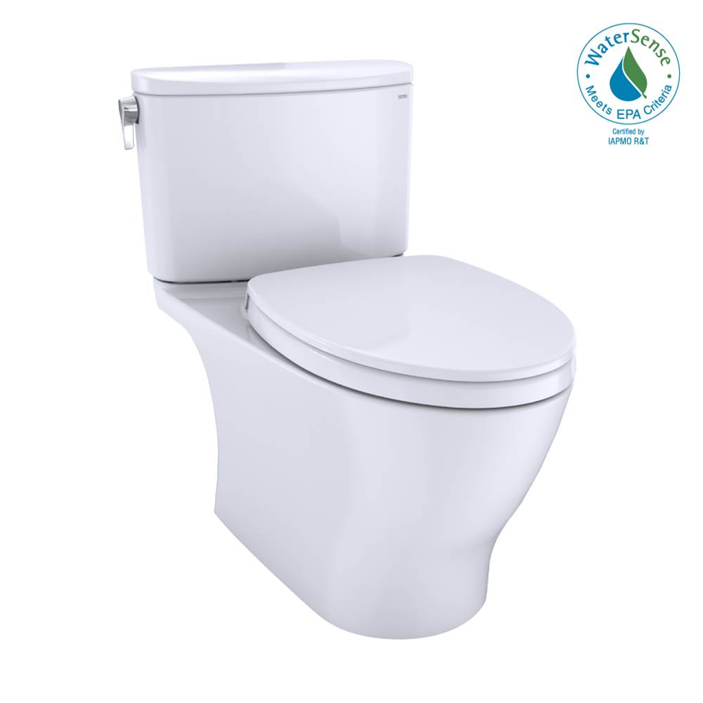 SPS Companies, Inc.TOTOToto® Nexus® 1G® Two-Piece Elongated 1.0 Gpf Universal Height Toilet With Cefiontect® And Ss124 Softclose Seat, Washlet®+ Ready, Cotton White