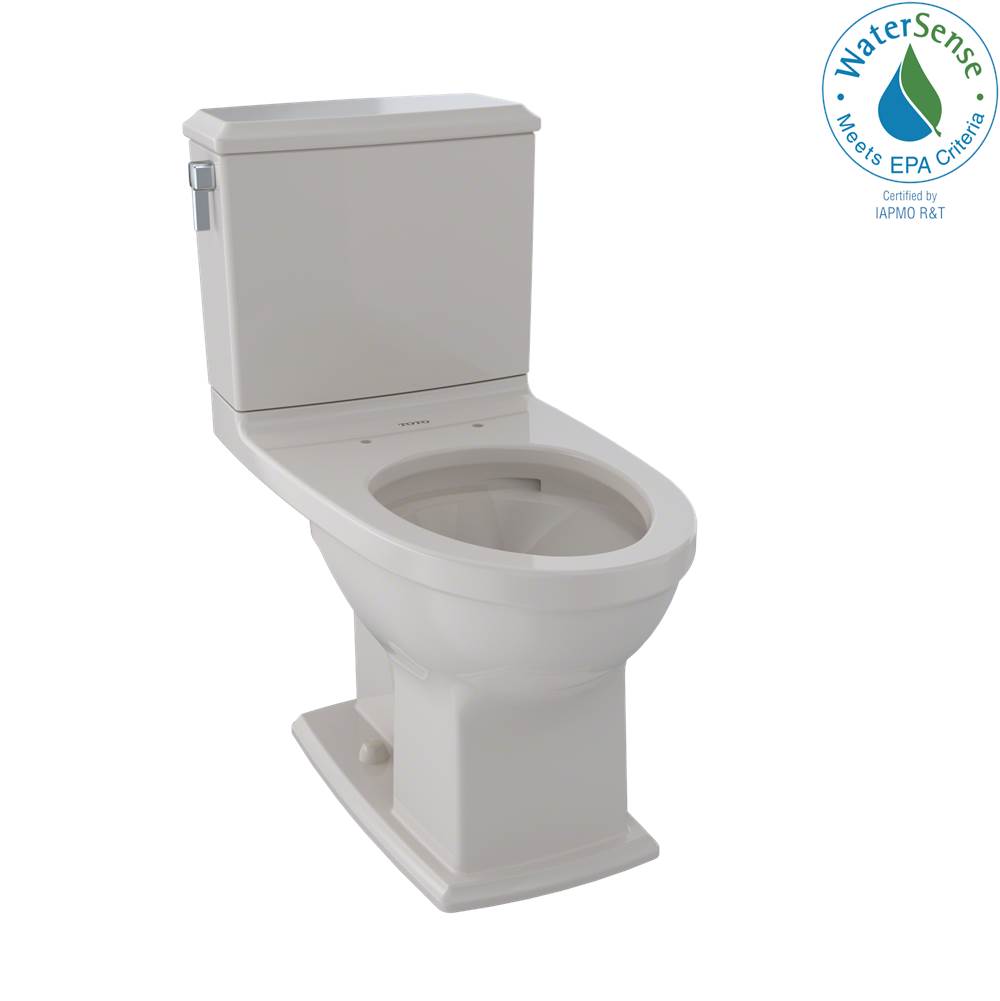 SPS Companies, Inc.TOTOToto® Connelly® Two-Piece Elongated Dual-Max®, Dual Flush 1.28 And 0.9 Gpf Universal Height Toilet With Cefiontect, Sedona Beige