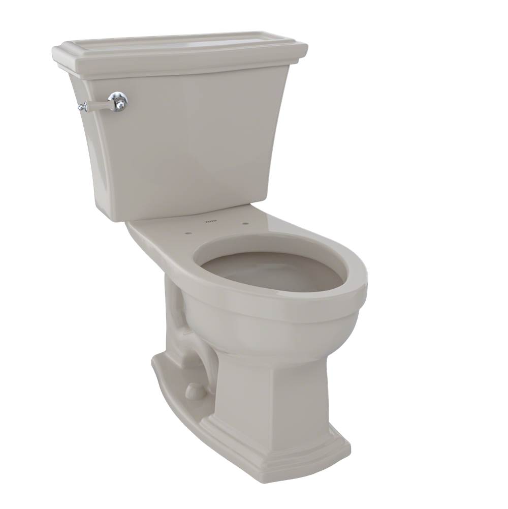 SPS Companies, Inc.TOTOClayton® Two-Piece Elongated 1.6 GPF Universal Height Toilet, Bone