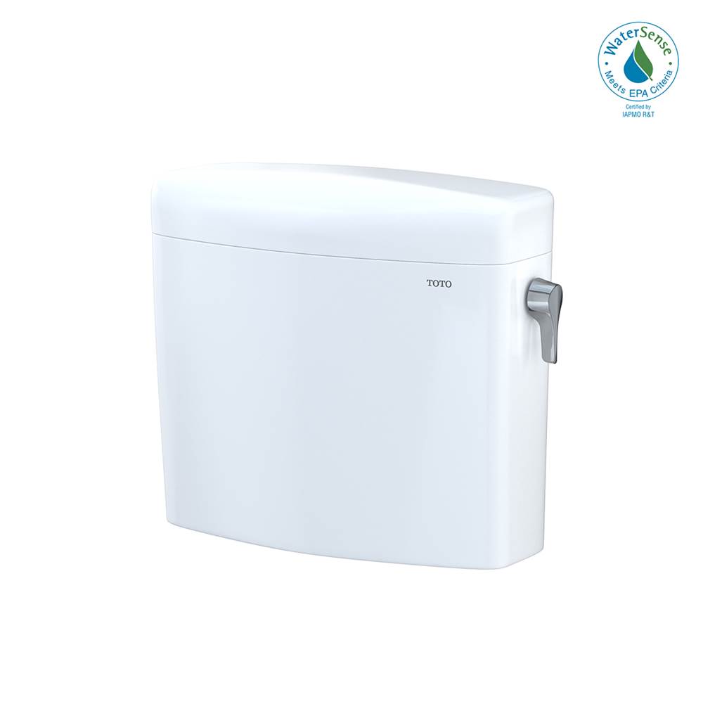 SPS Companies, Inc.TOTOToto® Aquia Iv® Cube Dual Flush 1.28 And 0.9 Gpf Toilet Tank Only With Right Hand Trip Lever, Cotton White