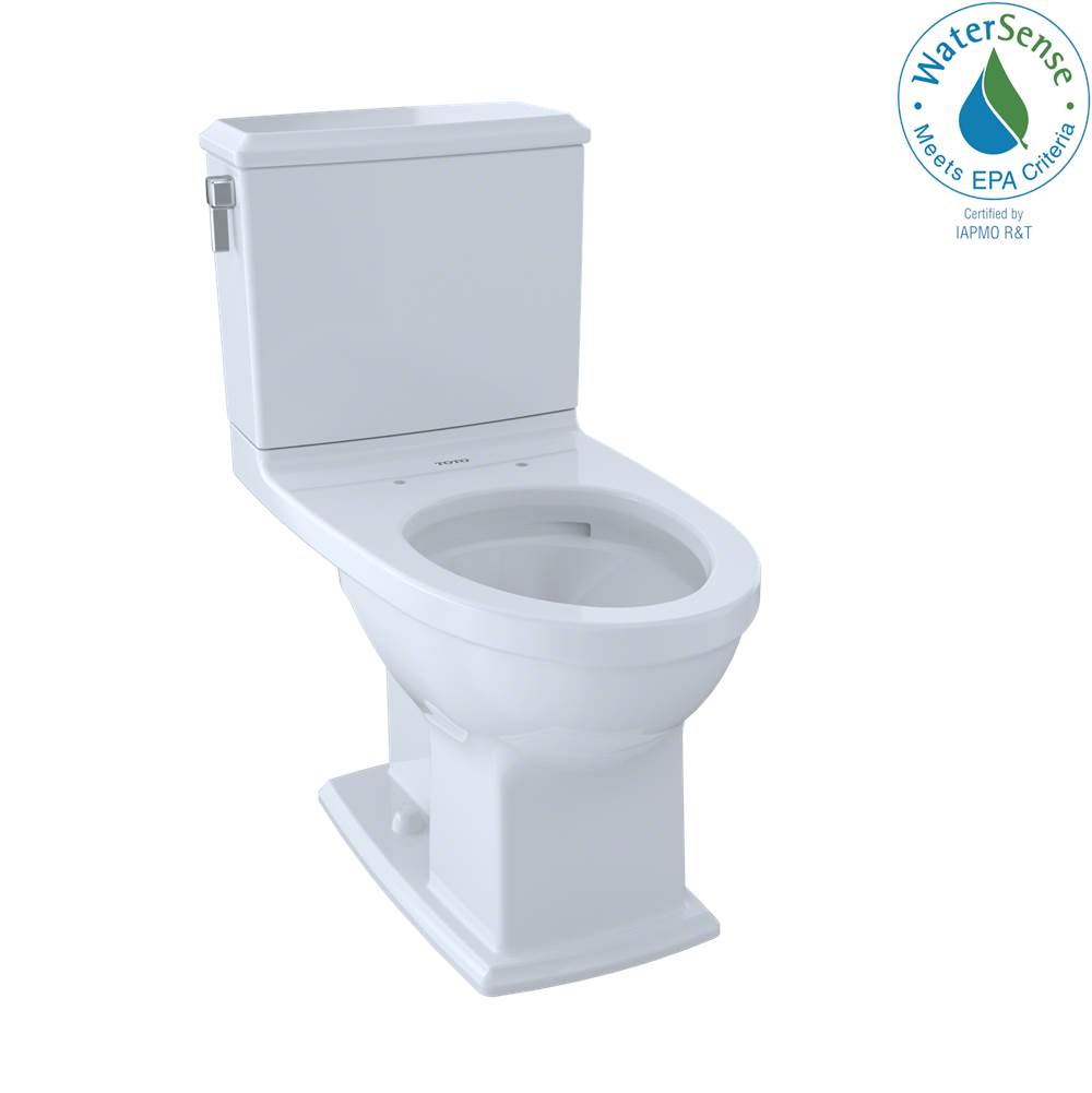 SPS Companies, Inc.TOTOToto® Connelly® Two-Piece Elongated Dual-Max®, Dual Flush 1.28 And 0.9 Gpf Universal Height Toilet With Cefiontect, Cotton White