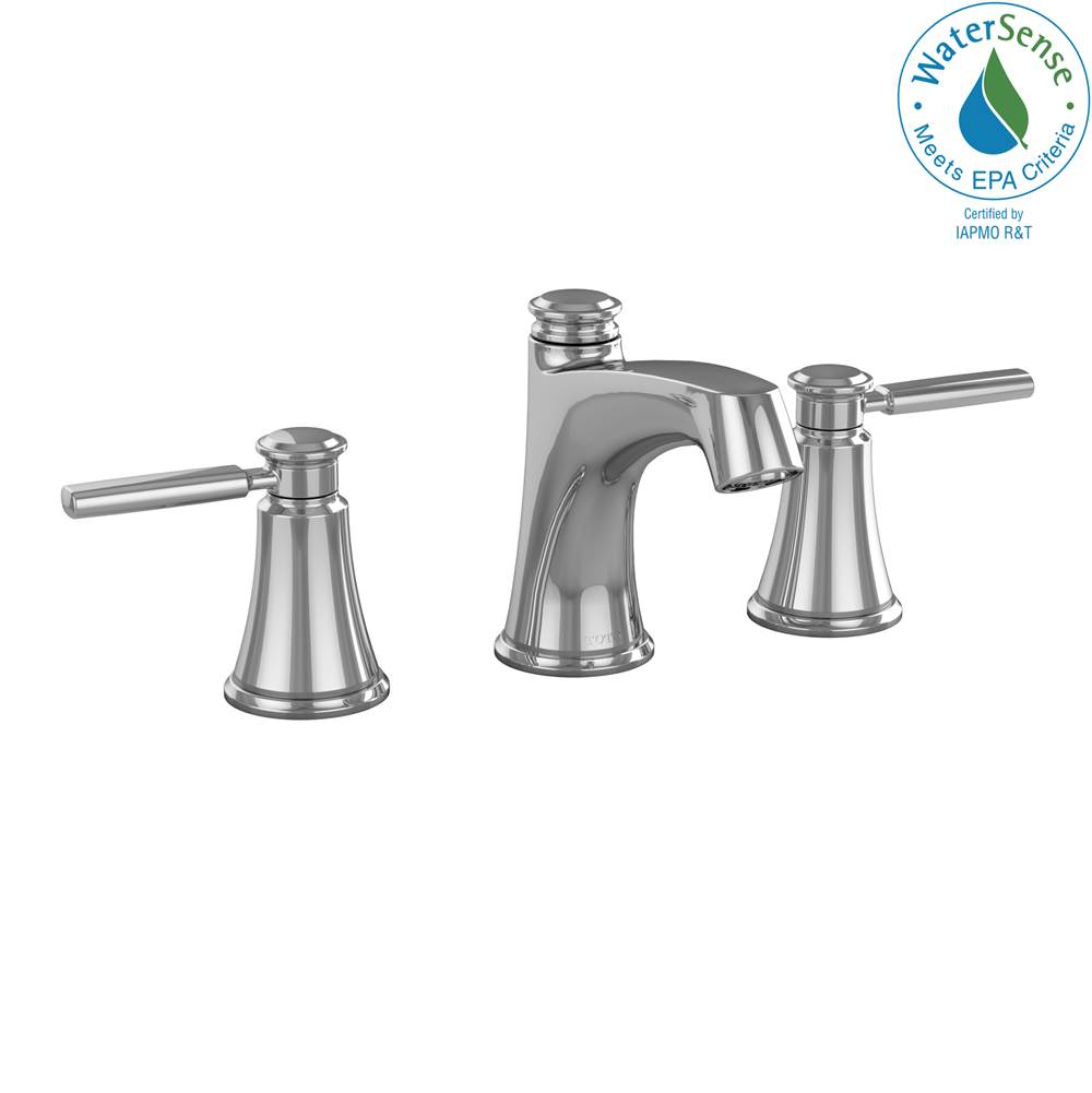 SPS Companies, Inc.TOTOTOTO Keane Two Handle Widespread 1.2 GPM Bathroom Sink Faucet, Polished Chrome - TL211DD12RNo.CP