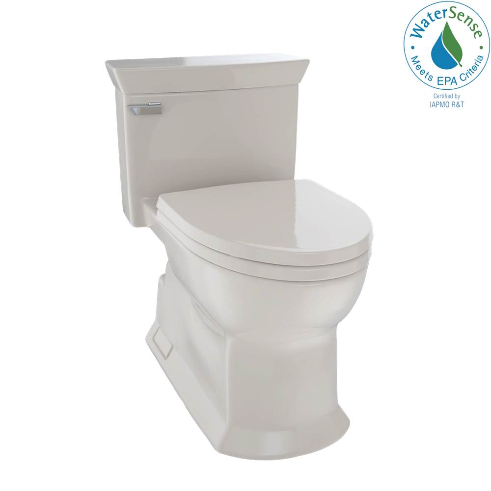 SPS Companies, Inc.TOTOToto® Eco Soirée® One Piece Elongated 1.28 Gpf Universal Height Skirted Toilet With Cefiontect, Bone