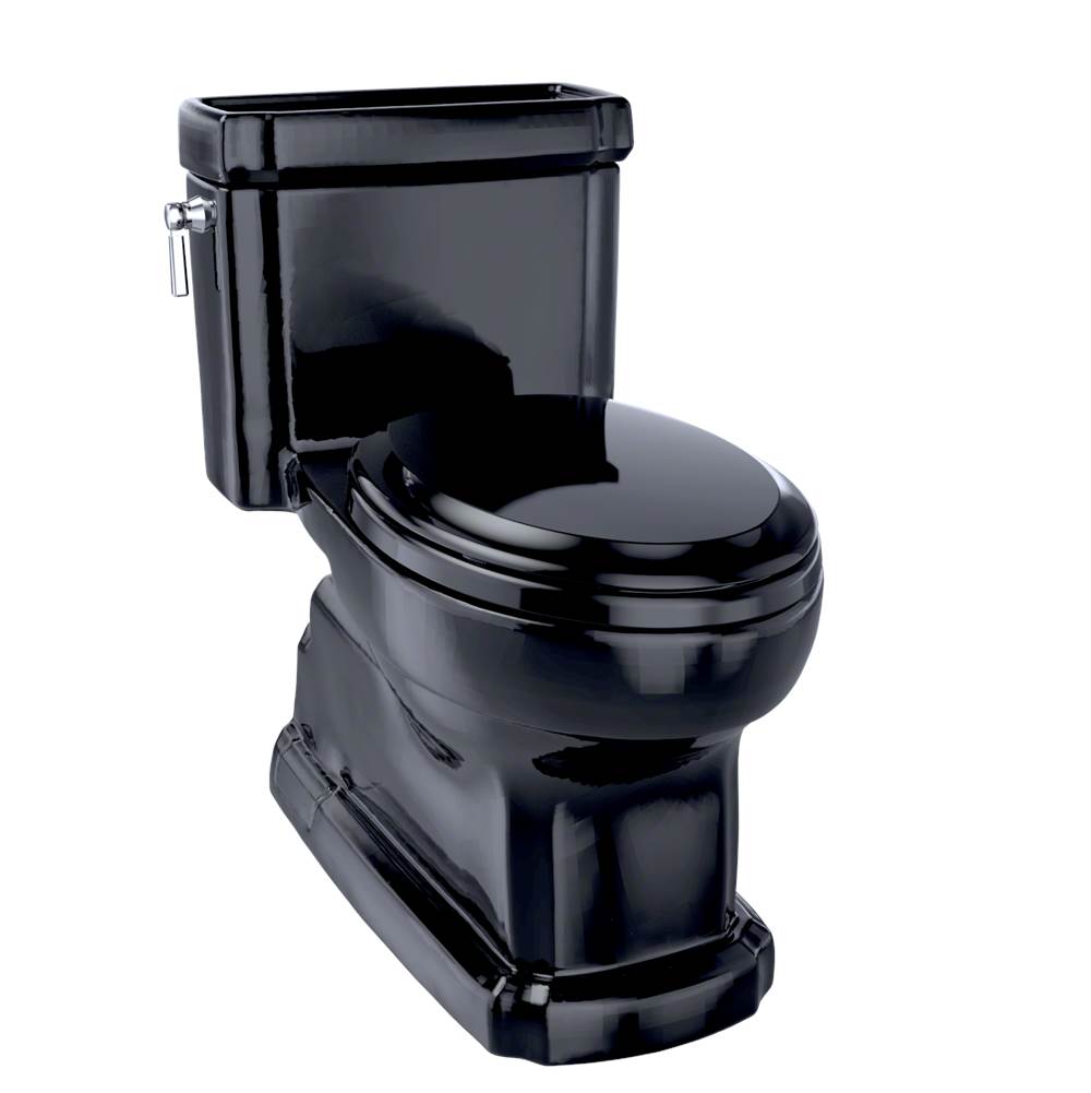 SPS Companies, Inc.TOTOTOTO Eco Guinevere Elongated 1.28 GPF Universal Height Skirted Toilet with SoftClose Seat, Ebony - MS974224CEFNo.51