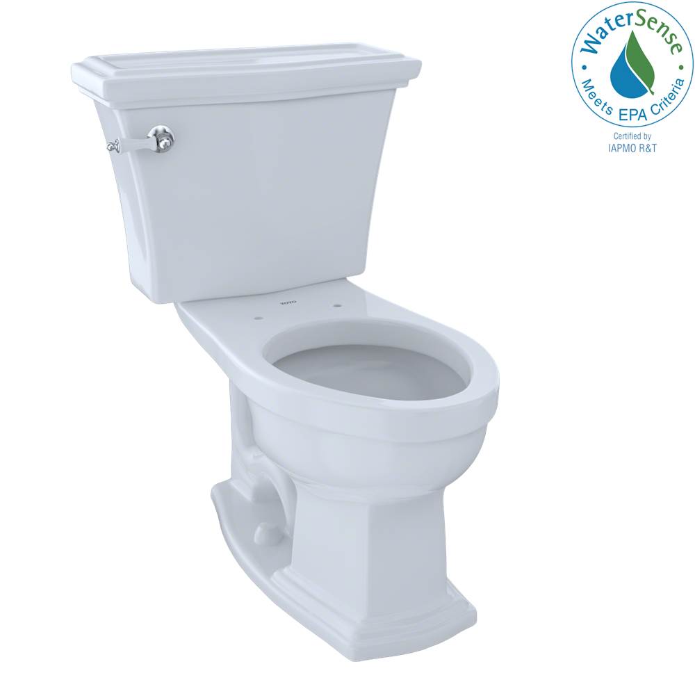 SPS Companies, Inc.TOTOToto® Eco Clayton® Two-Piece Elongated 1.28 Gpf Universal Height Toilet, Cotton White