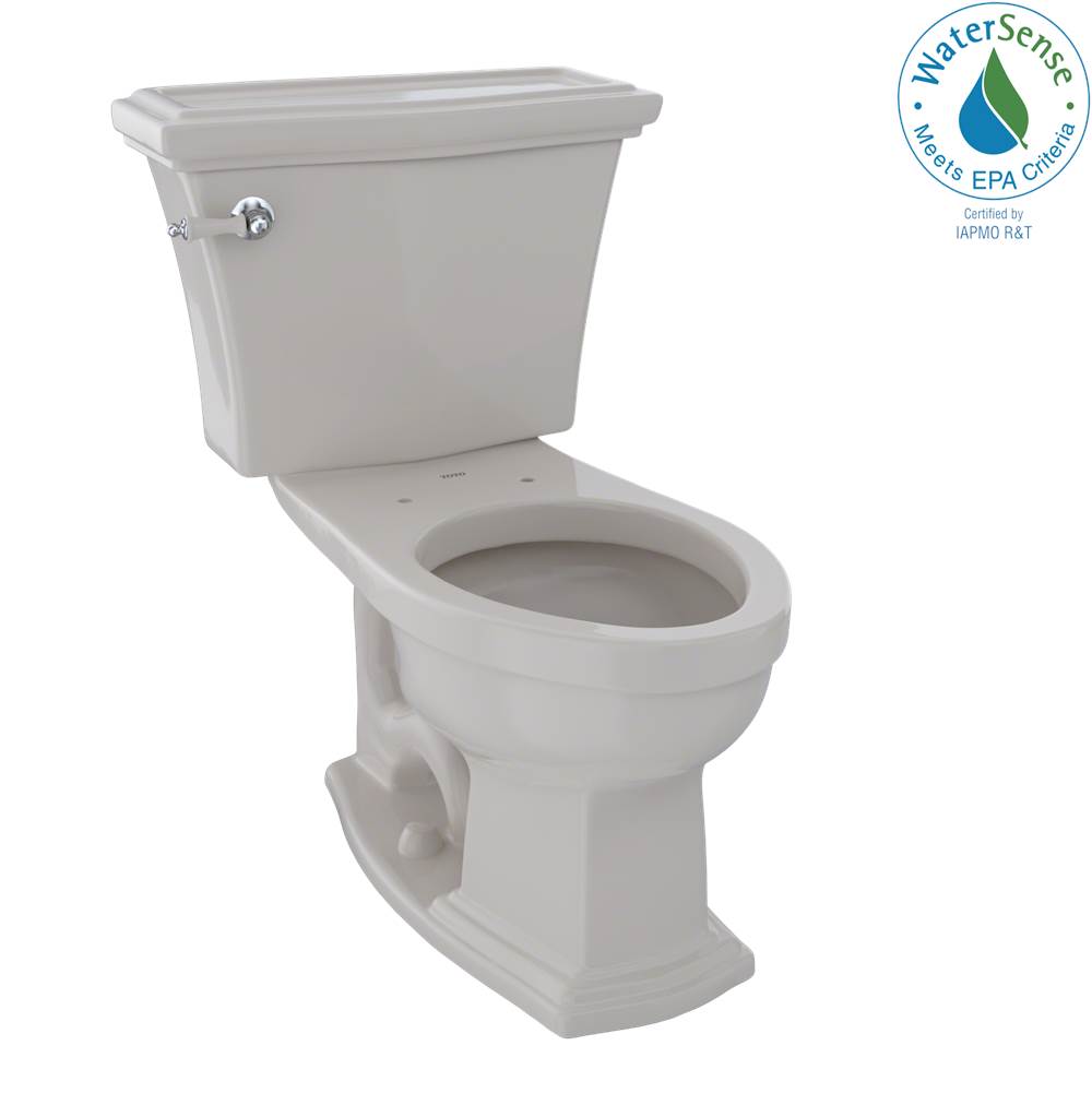 SPS Companies, Inc.TOTOToto® Eco Clayton® Two-Piece Elongated 1.28 Gpf Universal Height Toilet, Sedona Beige