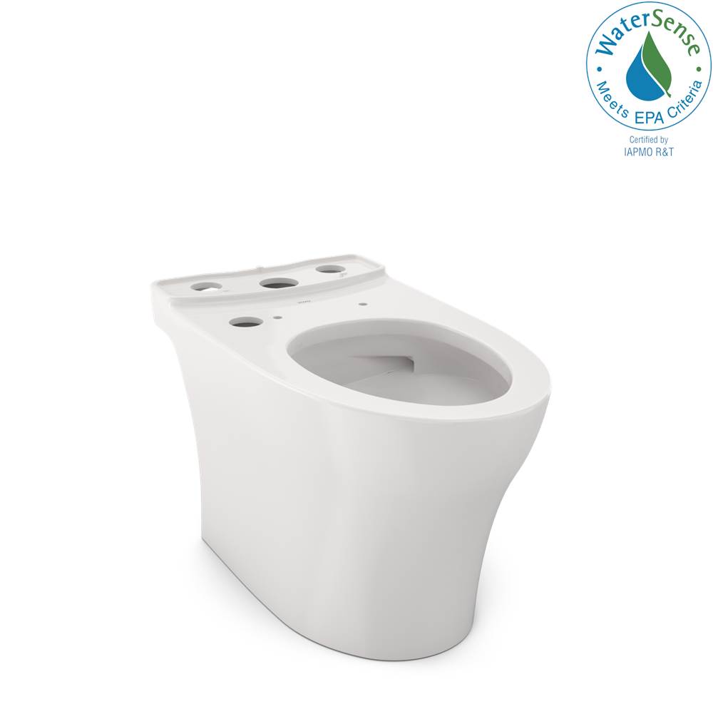 SPS Companies, Inc.TOTOToto® Aquia® Iv Elongated Universal Height Skirted Toilet Bowl With Cefiontect®, Washlet®+ Ready, Colonial White