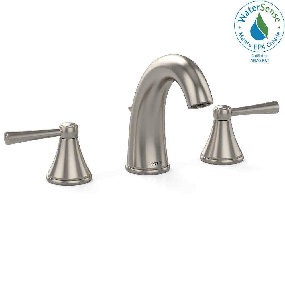 SPS Companies, Inc.TOTOToto® Silas™ Two Handle Widespread 1.5 Gpm Bathroom Sink Faucet, Brushed Nickel