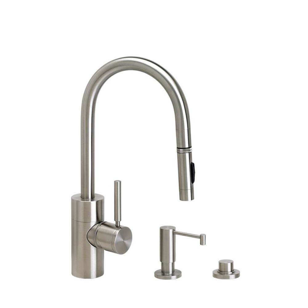 Waterstone Pull Down Bar Faucets Bar Sink Faucets item 5900-3-SB