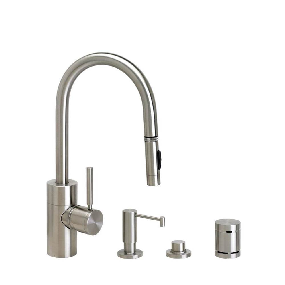 Waterstone Pull Down Bar Faucets Bar Sink Faucets item 5900-4-SN