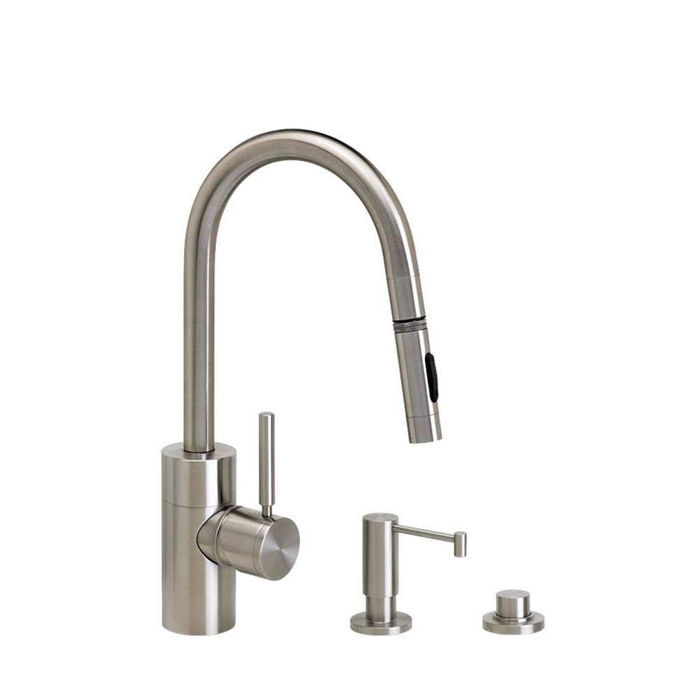 Waterstone Pull Down Bar Faucets Bar Sink Faucets item 5910-3-PG