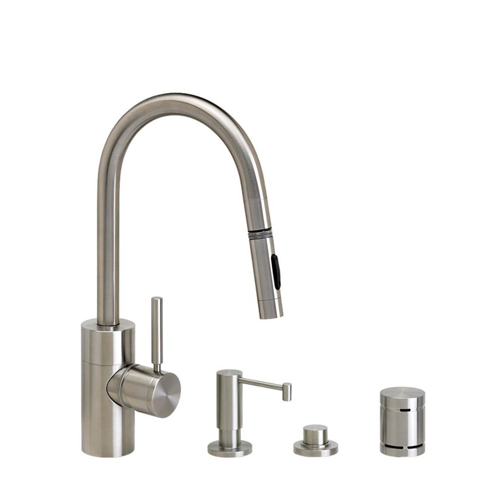 Waterstone Pull Down Bar Faucets Bar Sink Faucets item 5910-4-SS
