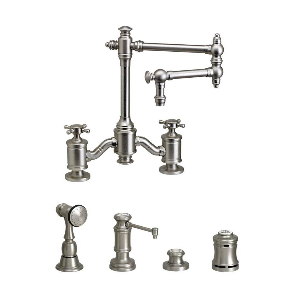 Waterstone Bridge Kitchen Faucets item 6150-12-4-PN