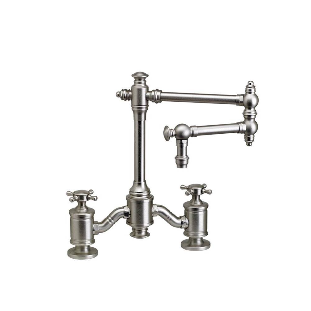 SPS Companies, Inc.WaterstoneWaterstone Towson Bridge Faucet - 12'' Articulated Spout - Cross Handles