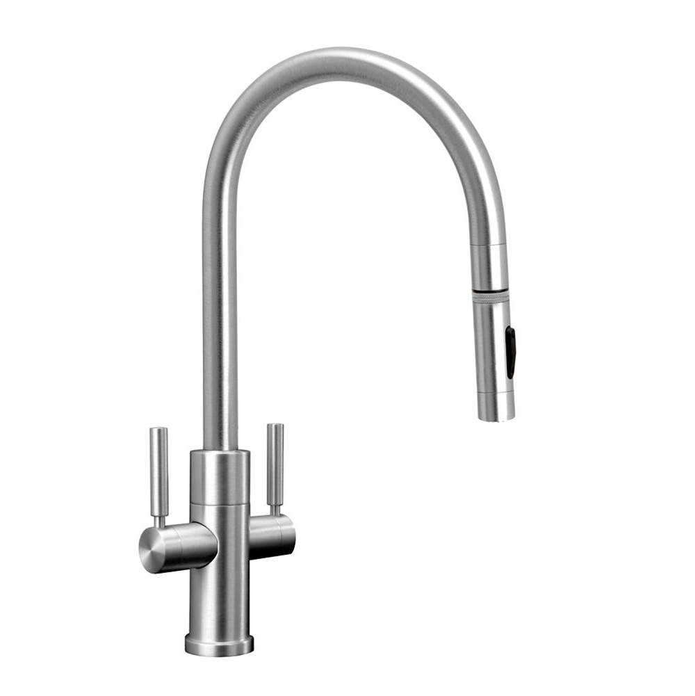 SPS Companies, Inc.WaterstoneModern 2 Handle Plp Pulldown Faucet - Angled Spout - Toggle Sprayer