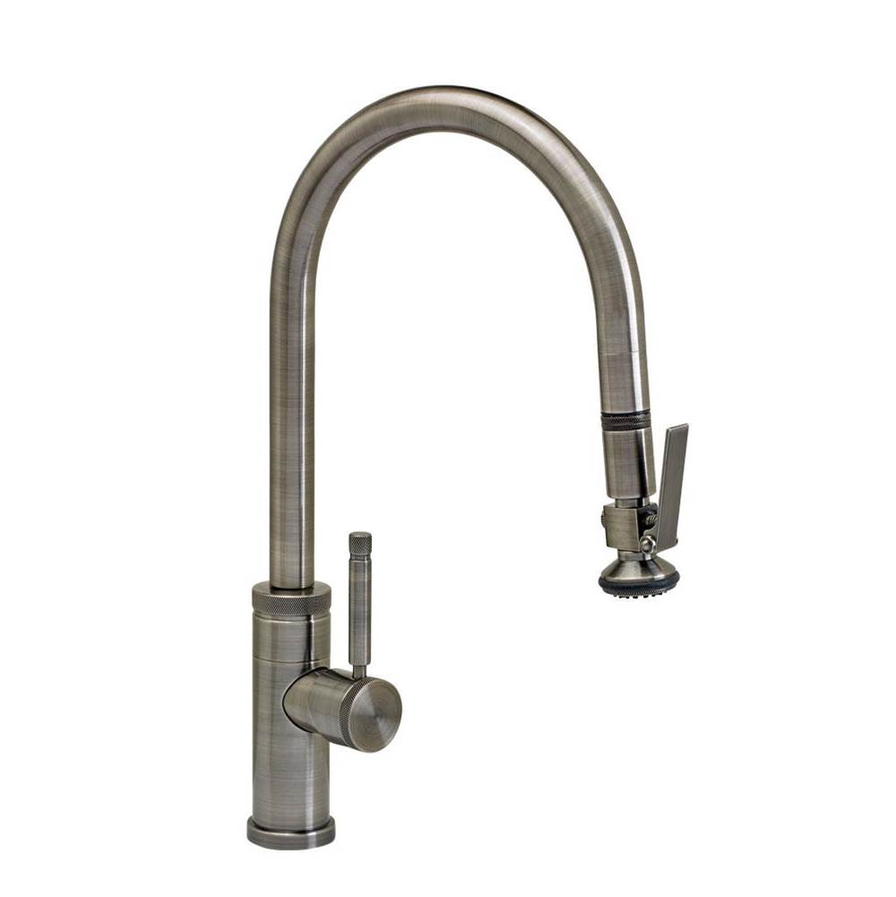 SPS Companies, Inc.WaterstoneWaterstone Industrial PLP Pulldown Faucet - Lever Sprayer - Angled Spout