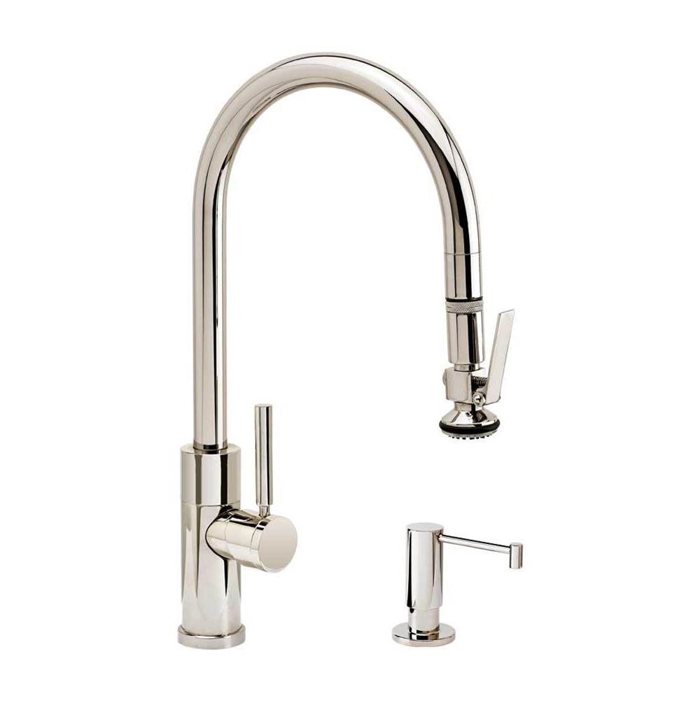 SPS Companies, Inc.WaterstoneWaterstone Modern PLP Pulldown Faucet - Lever Sprayer - 2pc. Suite